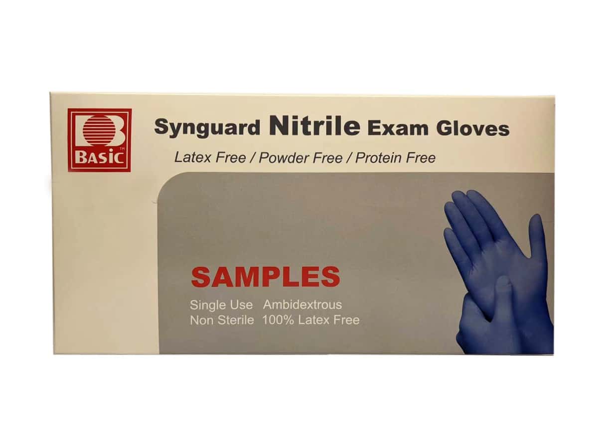 Intco Synguard Nitrile Exam Gloves 3 mil (Free Sample) Seelingo.in