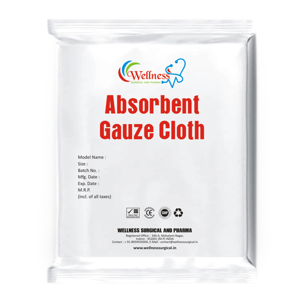 Wellness Surgical Absorbent Gauze Cloth ( 90 CM * 18 M, 1 unit/pack