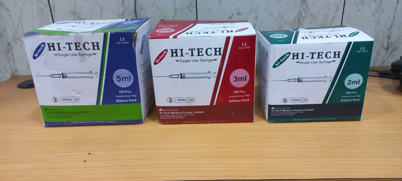 HITECH Single Use STERILE HYPODERMIC SYRINGES Without Needle Seelingo.in First DoorToDoor