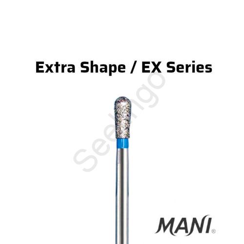 Mani Extra Shape (EX) (Special) Series Regular Shank Diamond Burs ...