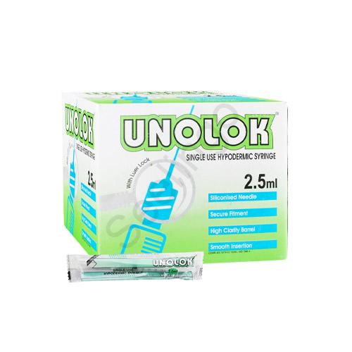 HMD Unolok Syringe 2.5ml | 24 Gauge | 1 Inch Needle - Seelingo.in ...